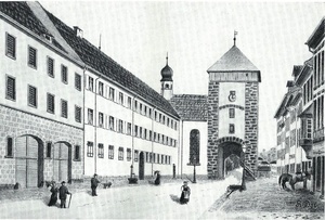 Fassade des Lehrinstituts um 1900