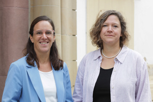 Die SMV-Verbindungslehrerinnen Frau Merten und Frau Mauch